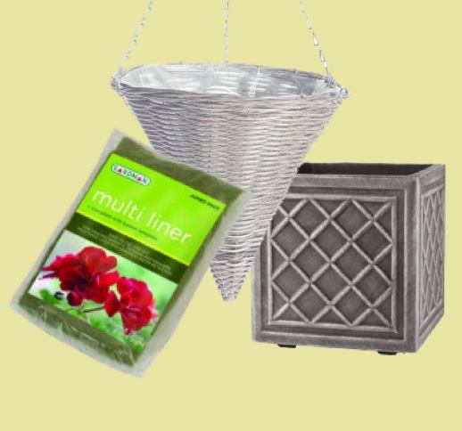 Pots, Planters &  Hanging Baskets