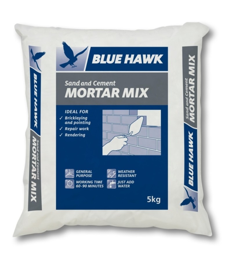 Blue Hawk Sand & Cement Mortar Mix 5Kg