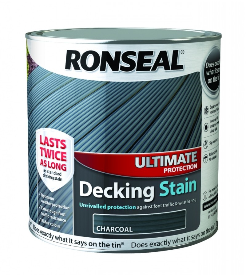 Ronseal Ultimate Protection Decking Stain Charcoal 2.5Ltr