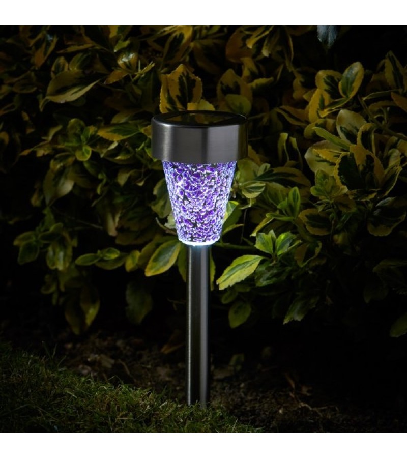 Mosaic Solar Stake Light, 6pc Carry Pack