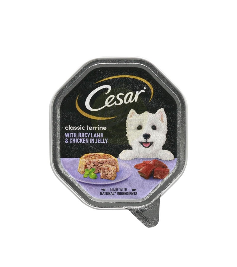 Cesar Classic Dog Food - Lamb and Chicken in Jelly 150g