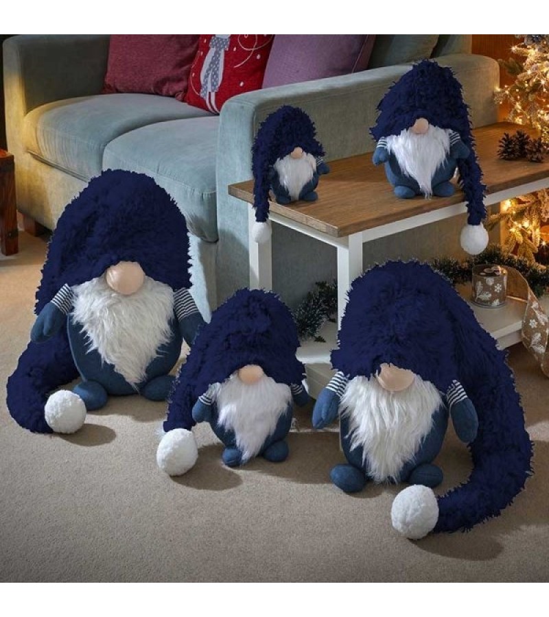Christmas Super Furry Winter Gonk - Blue 65cm