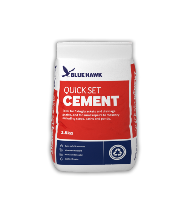 Blue Hawk Quick Set Cement 2.5Kg