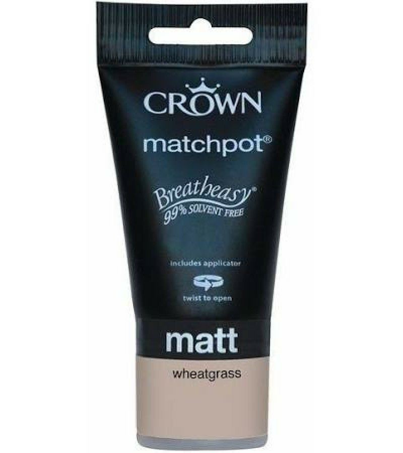 Crown Testerpot Matt Wheatgrass Emulsion 40ml