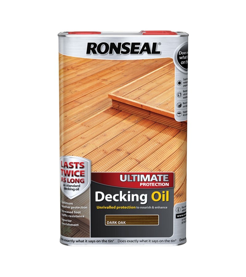 Ronseal Ultimate Decking Oil 5L Dark Oak
