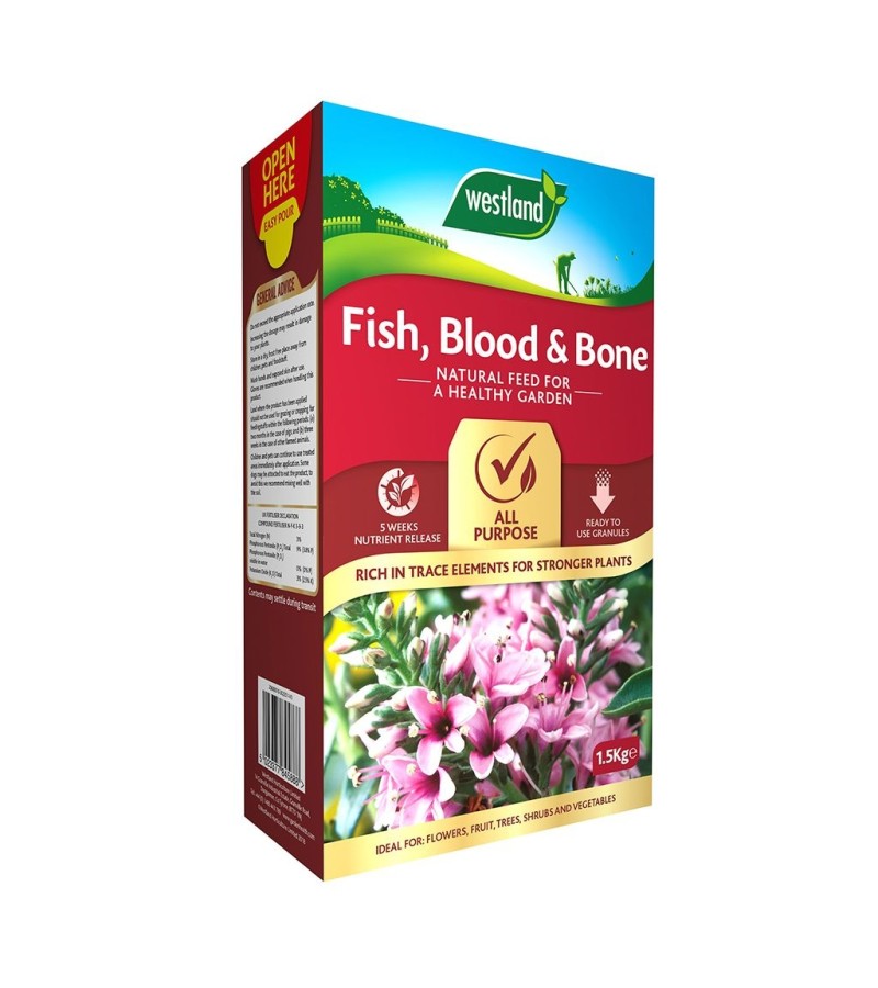 Westland Fish, Blood & Bone All Purpose Plant Food 1.5KG