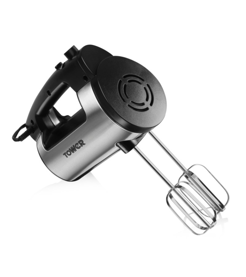 Tower Stainless Steel Hand Mixer 300w