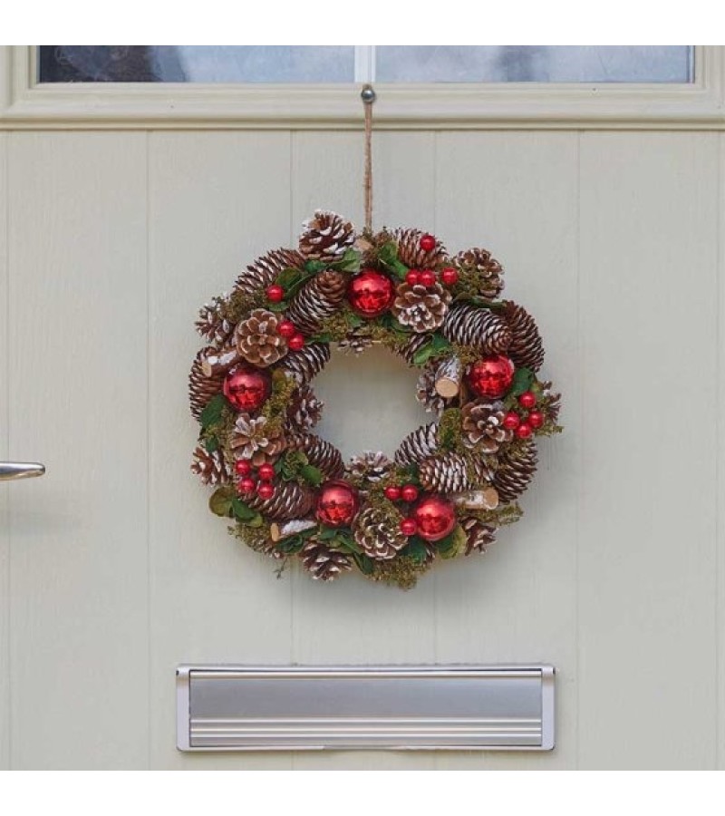 Christmas festive wreath 36cm froststar