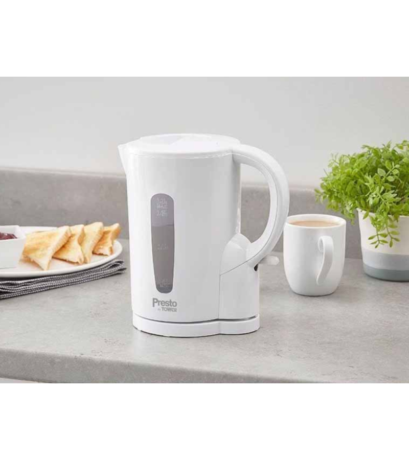 Tower Presto Electric Kettle White 1.7Ltr
