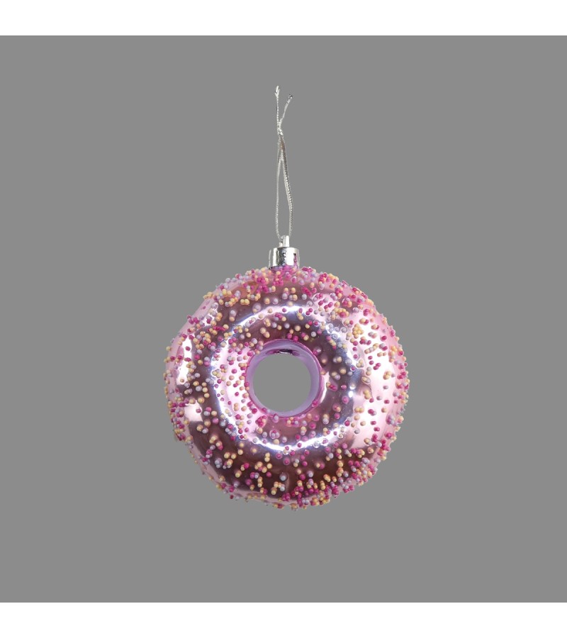 Christmas Plastic Candy Land Donut 8cm