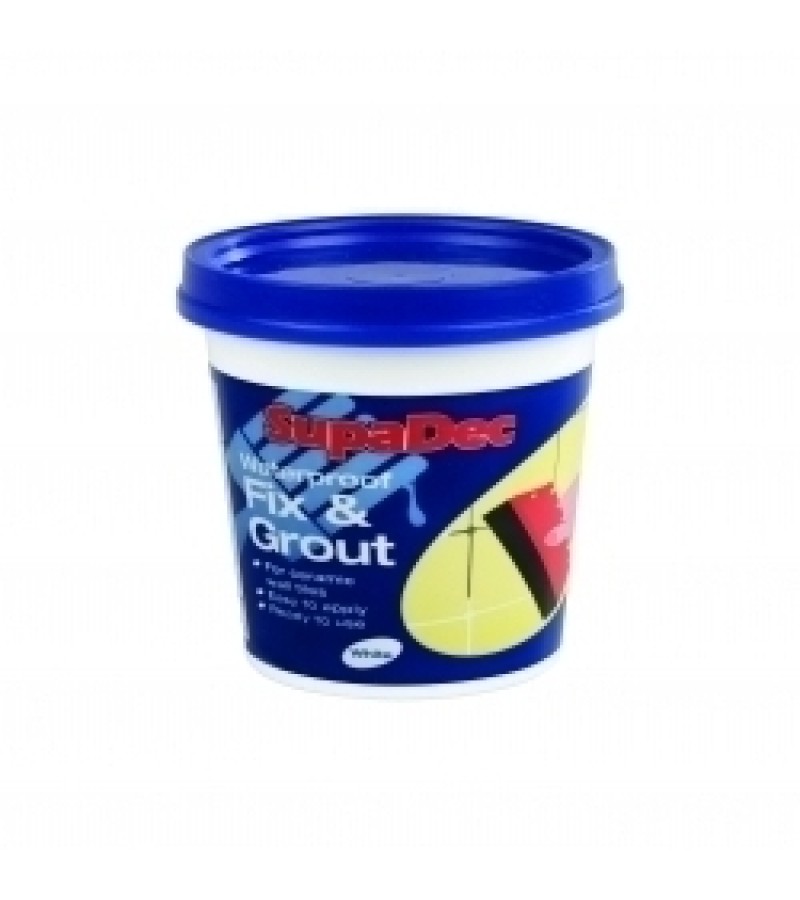 Supa Dec Fix & Grout Waterproof White 500g