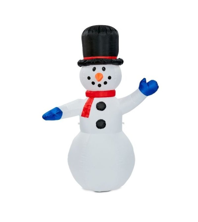 Christmas Light-Up Inflatable Snowman 1.8m