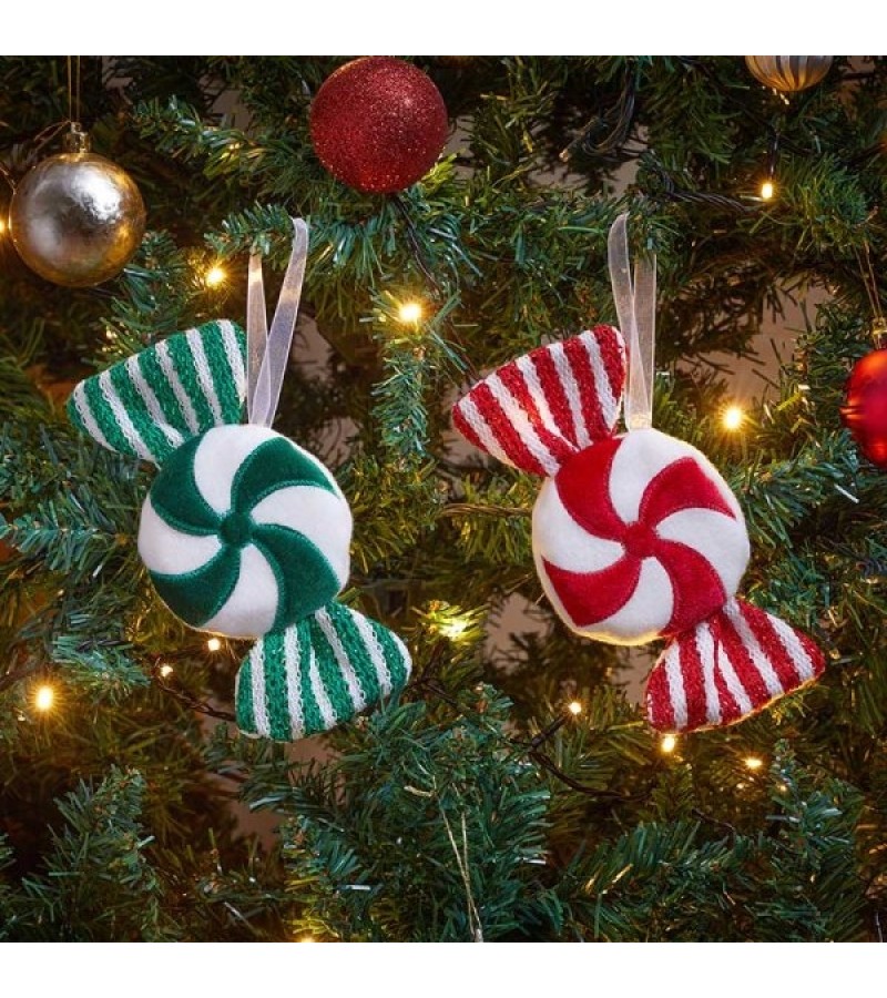 Christmas Candy Sweet Hanging Decoration - Assorted