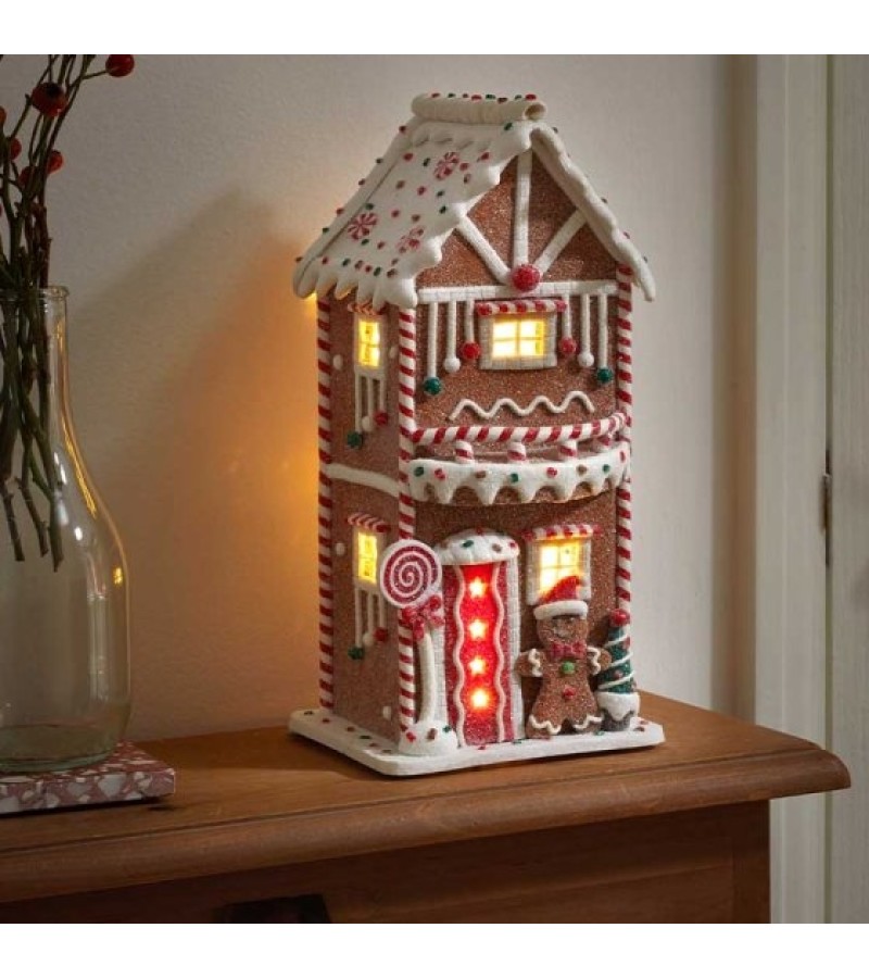 Christmas Gingerbread Candy Home 29cm