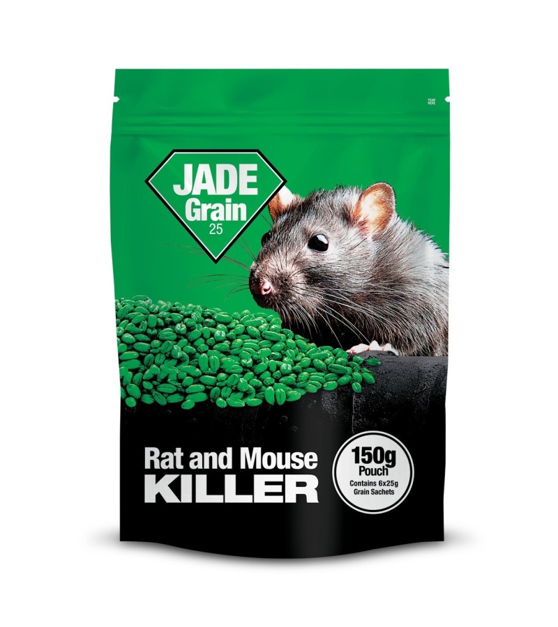 Jade Grain Rat & Mouse Killer 150g pouch