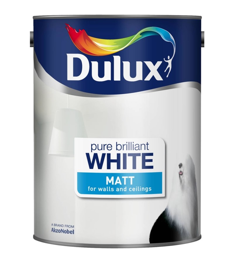 Dulux Pure Brilliant White Matt 5Ltr