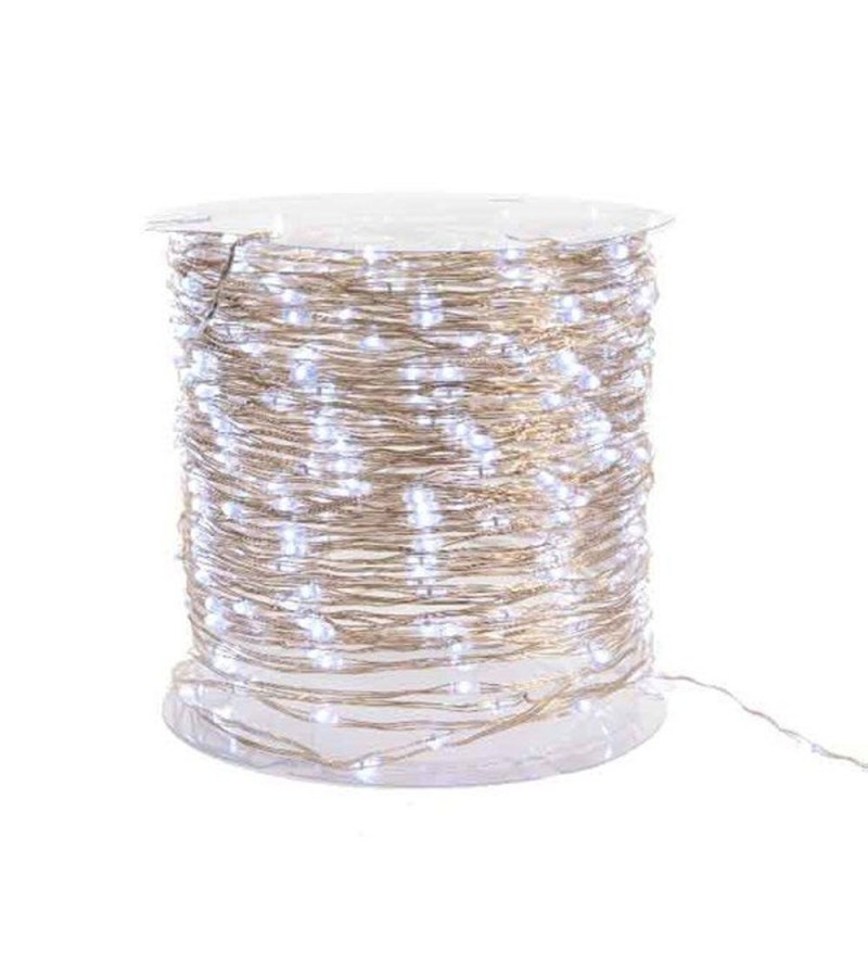 Christmas Micro-LED Twinkle Lights (240 LED) Cool White - Silver Wire
