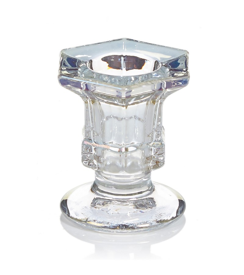 Christmas Glass Candle Holder 5cm