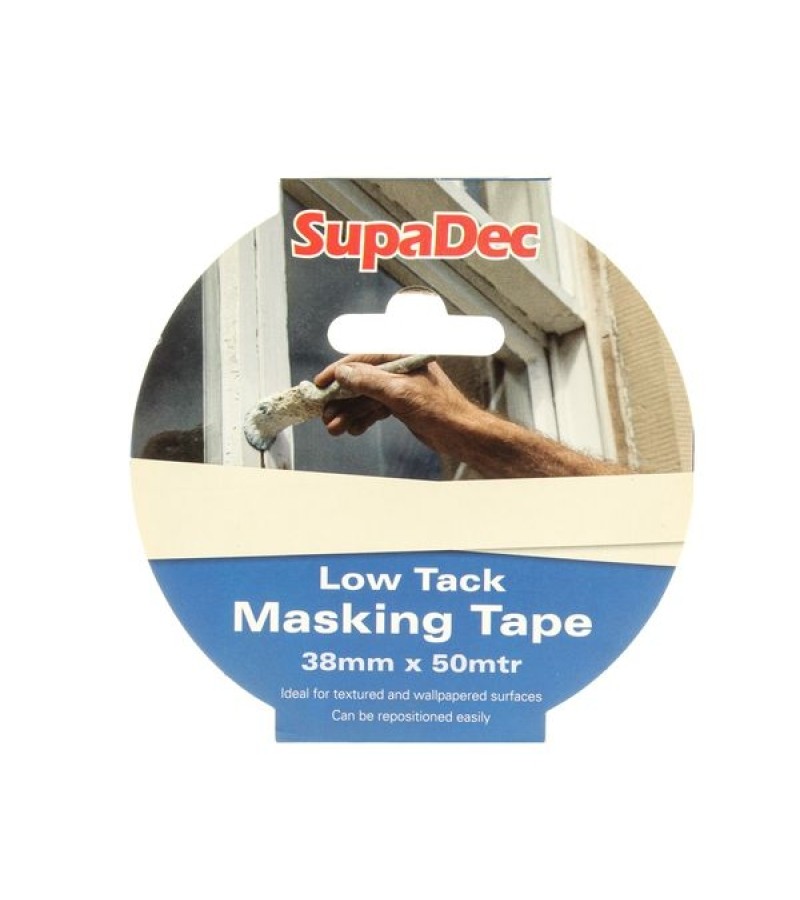 Supadec Low Tack Masking Tape 38mm x 50mtr 