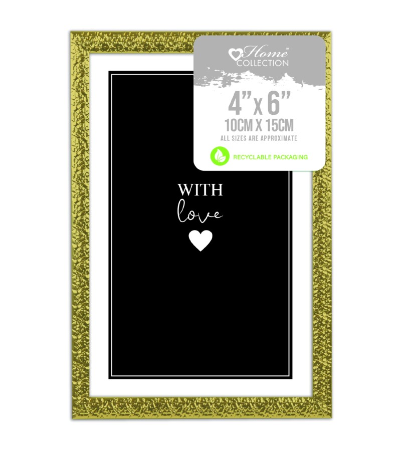 Gold Picture Frame 4" x 6"