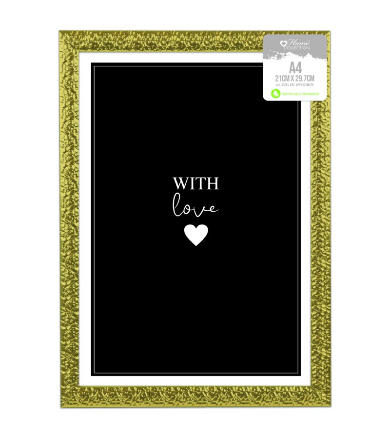 A4 Gold Picture Frame