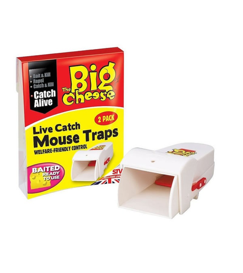 The Big Cheese Live Catch Mouse Trap STV155