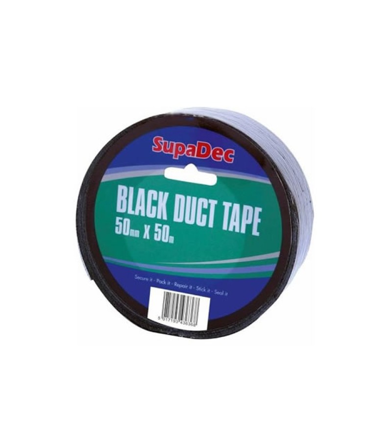 Supadec Black Duct Tape 48mm x 50m