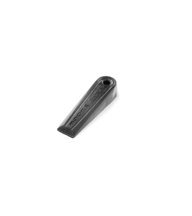Securit S6875 125mm Black PVC Door Wedges (2 Pack)