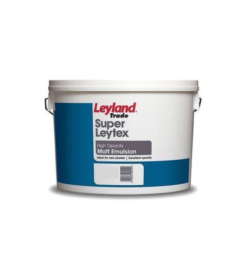 Leyland Super Leytex Emulsion Paint 10L Brilliant White (Matt)