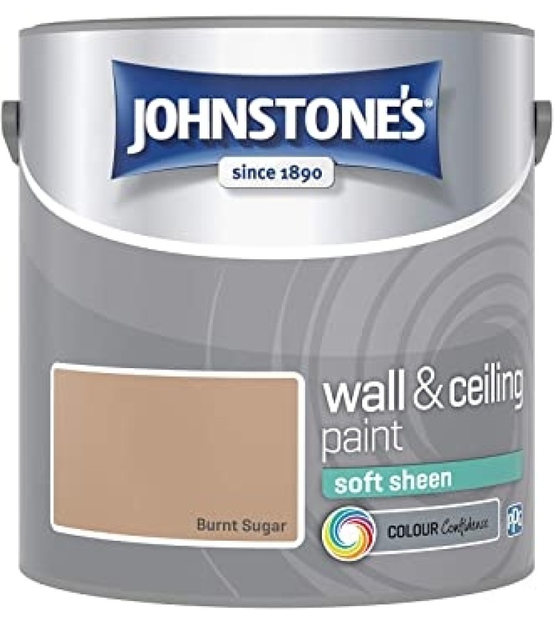 Johnstones Vinyl Emulsion Paint 2.5L Burnt Sugar Soft Sheen