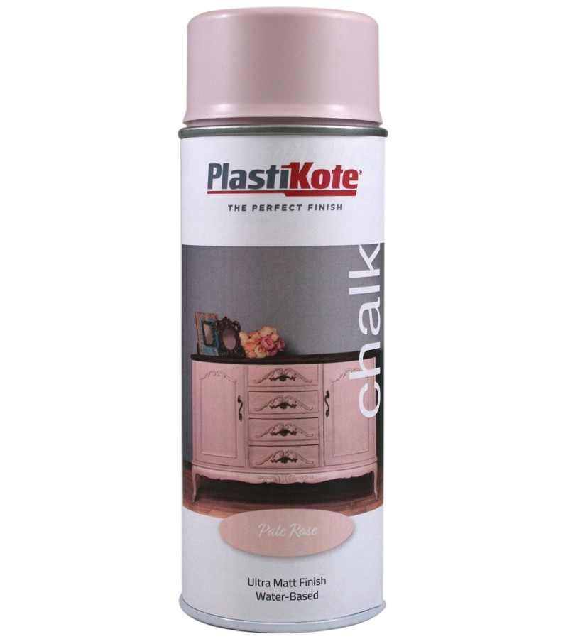 Plastikote Chalk Spray Paint 400ml Pale Rose
