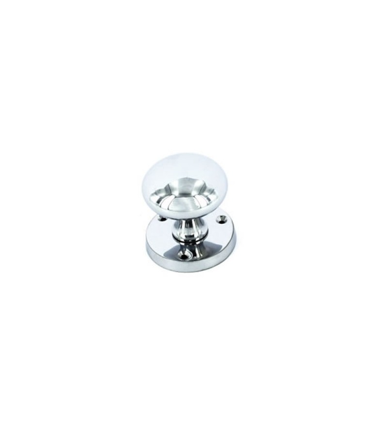Securit S2927 60mm Victorian Mortice Round Chrome Knobs (Pair)