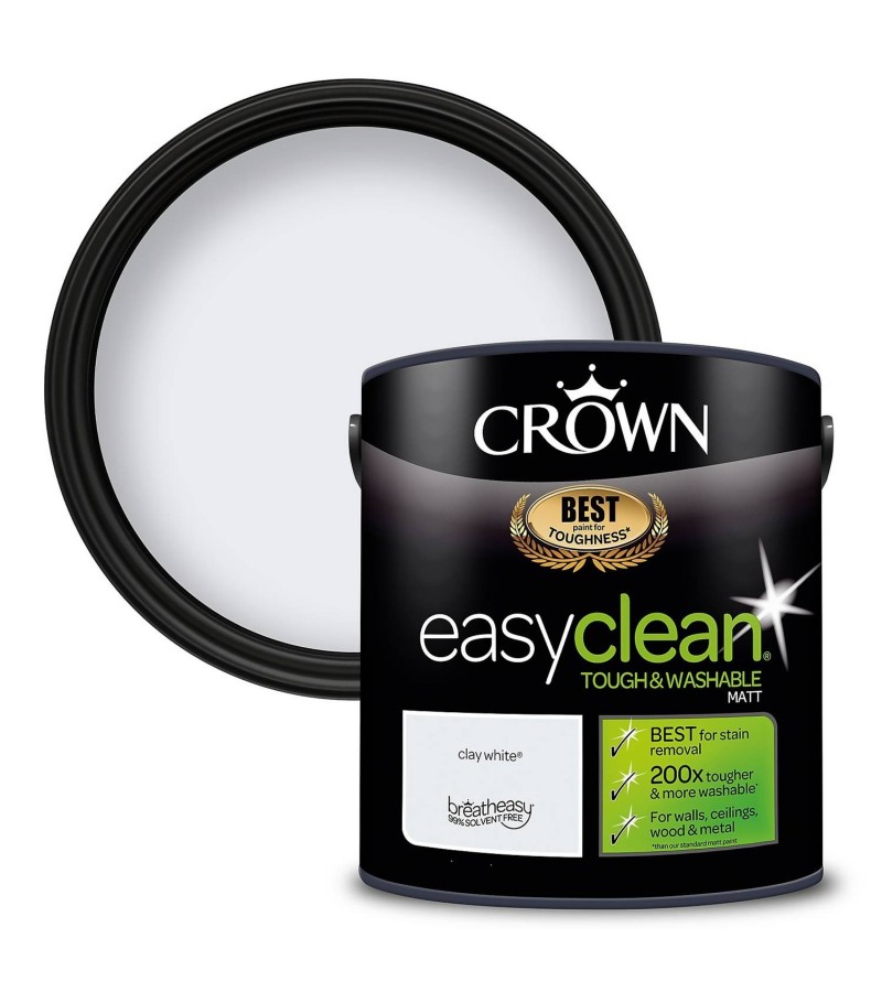 Crown Easyclean 2.5L Clay White
