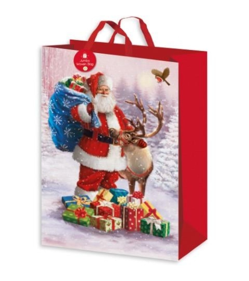 Christmas Woven Traditional Santa Bag (1 x 48.5 x 90)