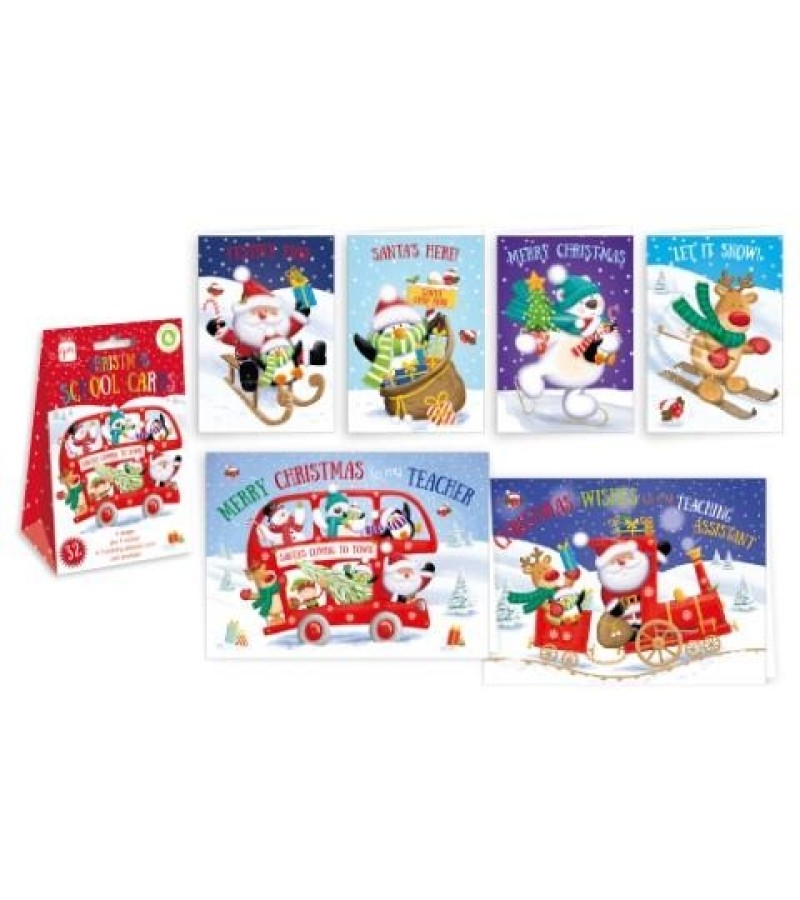 Christmas School Cards (32 Pack)