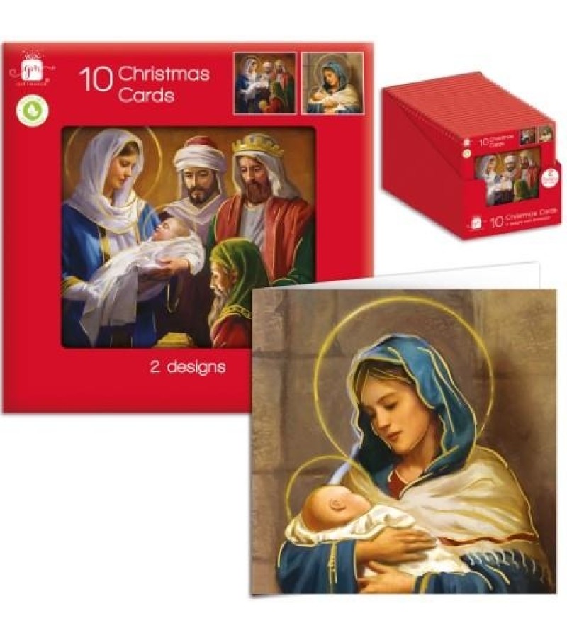 Chritsmas Cards Traditional (10 Pack)