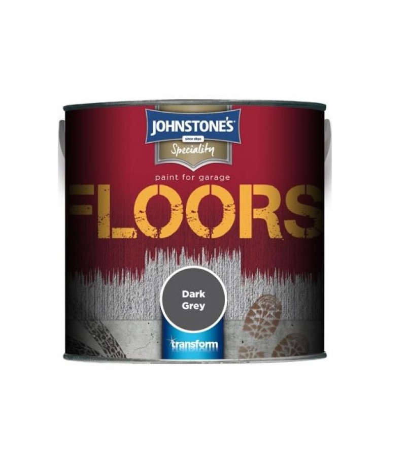 Johnstone's Garage Floor Paint 250ml Dark Grey
