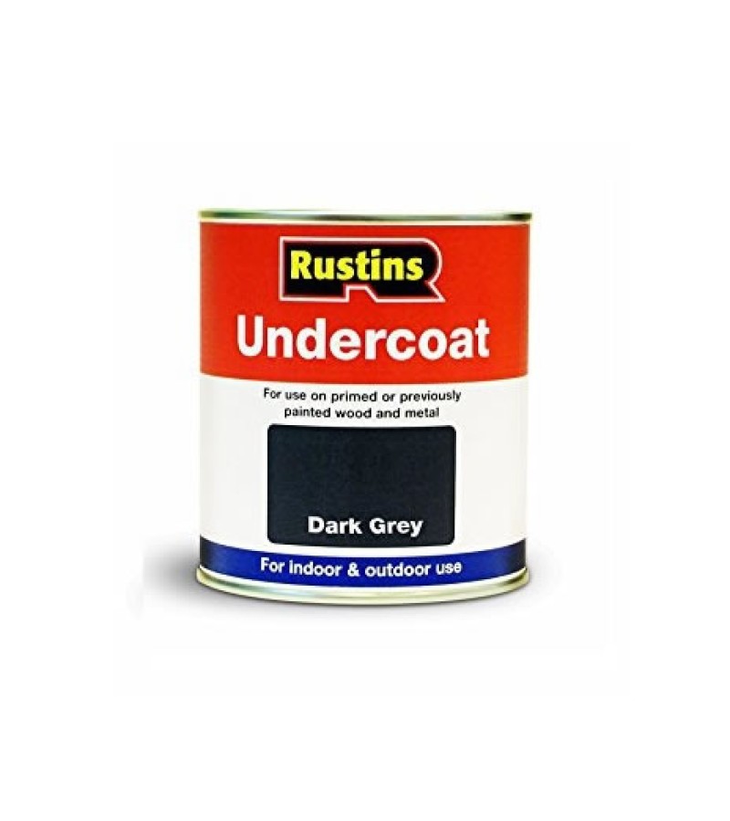 Rustins Undercoat 250ml Dark Grey