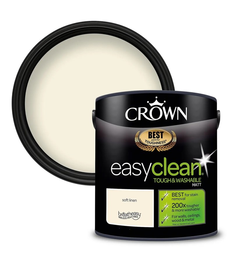 Crown Easyclean 2.5l Paint Soft Linen