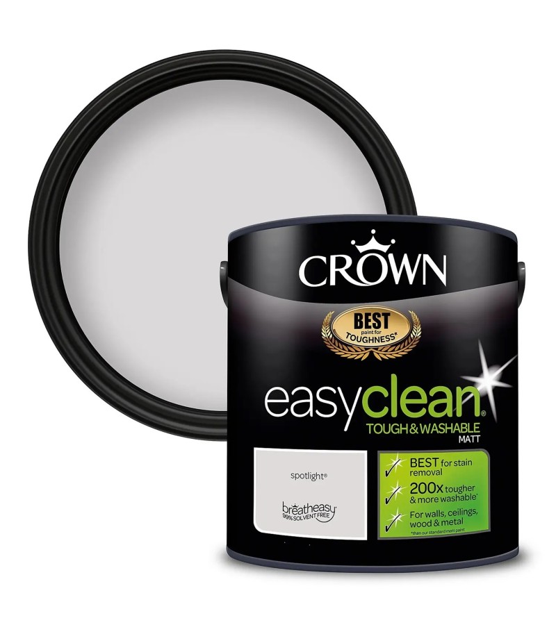 Crown Easyclean Paint 2.5l Spotlight