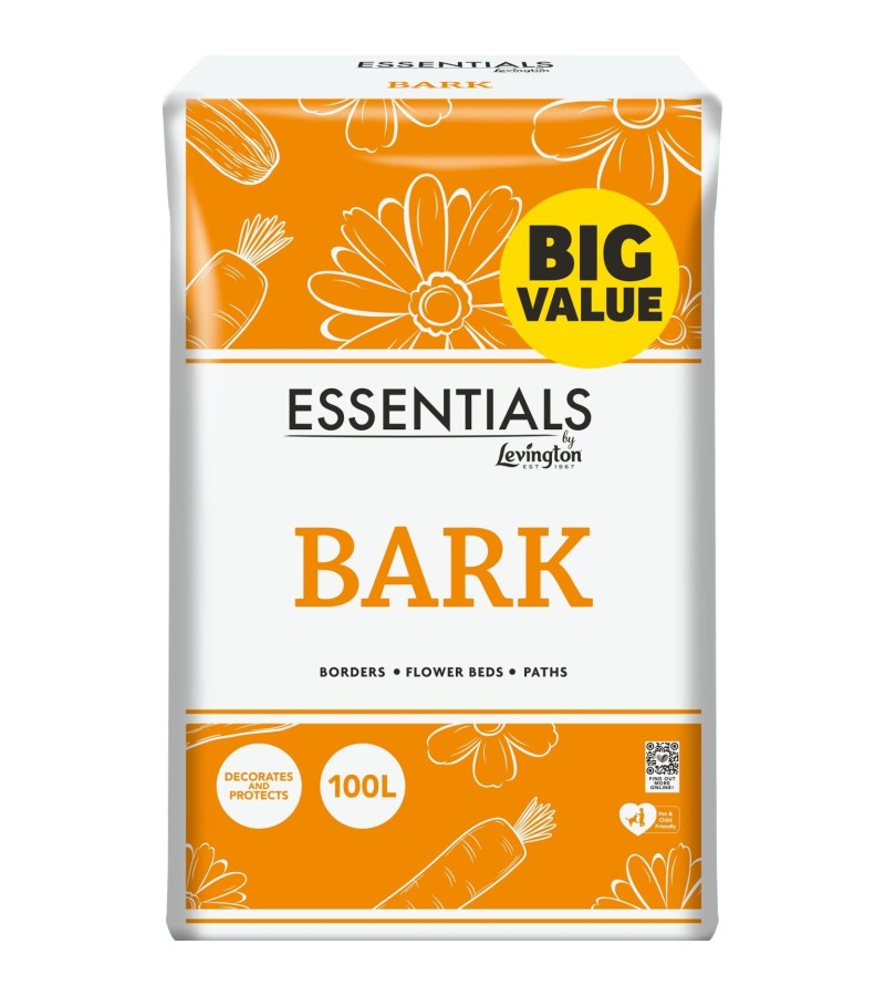 Levington Essentials Bark 100Ltr