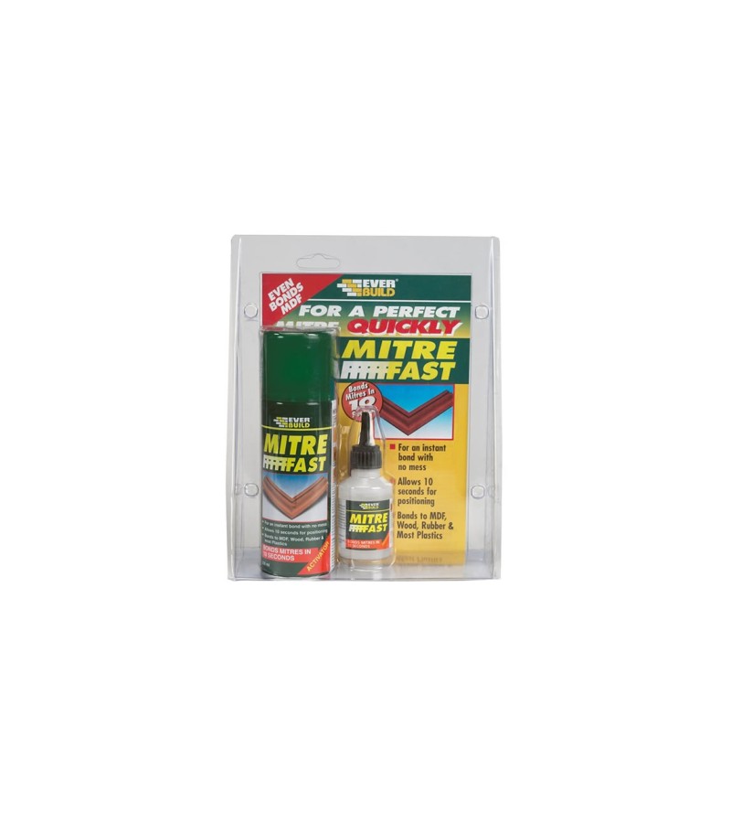 Everbuild Mitre Fast Bonding Kit (Adhesive & Activator Included)