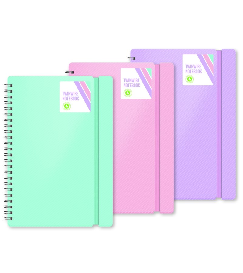 A5 Twinwire Note Book Pastel