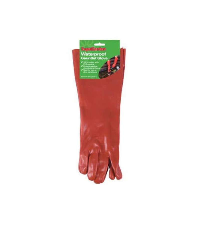 Supagarden Waterproof PVC Gauntlet Gloves