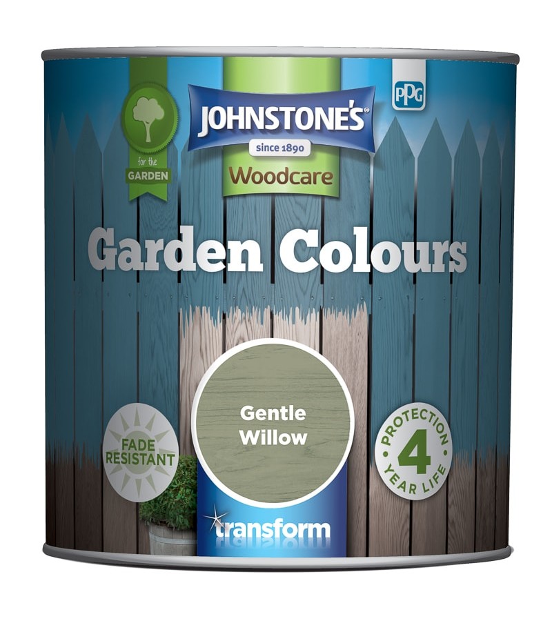 Johnstones Garden Colours Paint 1L Gentle Willow