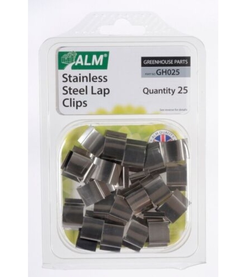 ALM Sprung Clips Stainless Steel (25 Pack)