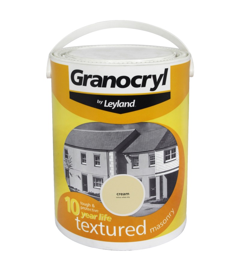 Leyland Granocryl Textured Masonry Paint 5L Cream