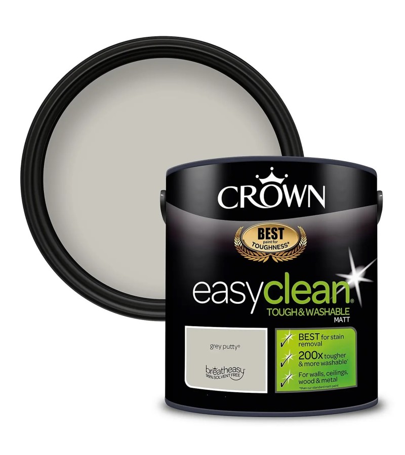 Crown Easyclean 2.5L Grey Putty