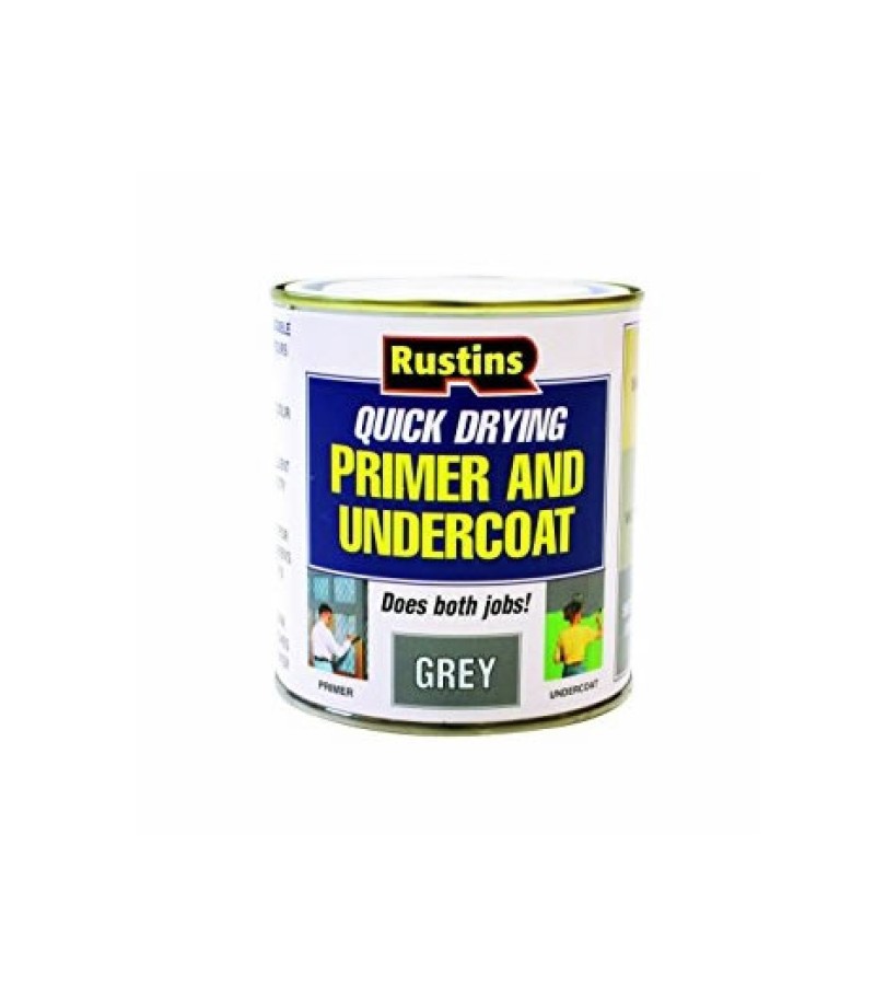 Rustins Quick Dry Primer & Undercoat 500ml Grey