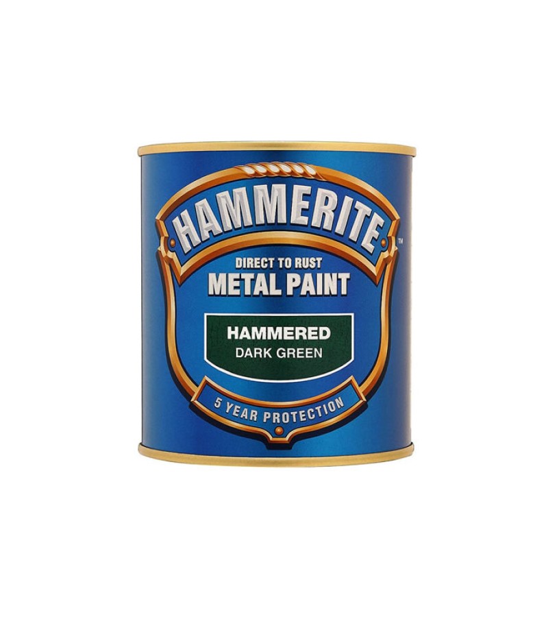 Hammerite Metal Paint 750ml Hammered Dark Green